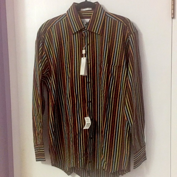 Bill Blass Men’s Long Sleeves Shirt - Picture 1 of 8